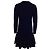 Abito Mini Ganni in Lana Merino Blu Navy - vista 2