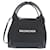 Balenciaga Navy Cabas XS Handbag Black Leather Cloth  ref.2057543