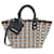 Balenciaga Bistro Handbag Black Beige  ref.2058171