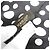 Louis Vuitton Yayoi Kusama Snood Punto Infinito Nero Bianco - vista 7