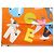 Hermès NUOVO FULARD HERMES OMAGGIO A GENE KELLY 70 CM SETA ARANCIONE - vista 4