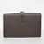 Hermès Borsa Clutch Hermes Jige PM Courchevel Ebano Damier ebene - vista 13