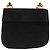 Borsa a Spalla Gancini in Camoscio Nero e Oro Auth 110487 di Salvatore Ferragamo D'oro - vista 13