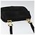 Borsa a Spalla Gancini in Camoscio Nero e Oro Auth 110487 di Salvatore Ferragamo D'oro - vista 6
