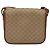 Céline Borsa a spalla in tela Macadam CELINE in pelle PVC beige marrone oro Auth 115531 D'oro - vista 2