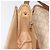 Céline Borsa a spalla in tela Macadam CELINE in pelle PVC beige marrone oro Auth 115531 D'oro - vista 23