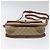 Céline Borsa a spalla in tela Macadam CELINE in pelle PVC beige marrone oro Auth 115531 D'oro - vista 5