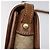 Céline Borsa a spalla in tela Macadam CELINE in pelle PVC beige marrone oro Auth 115531 D'oro - vista 9