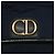 Borsa a spalla in tela Trotter Christian Dior blu navy Auth bs22436 - vista 15