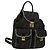 FENDI Zucca Canvas Rucksack braun schwarz gold Auth 111351 Golden