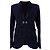 Chanel Neue atemberaubende schwarze Tweedjacke