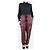 Camilla Pantalones elásticos de cintura roja con estampado paisley - talla M - vista 2