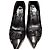 Dior Pumps Schwarz Leder Spitz zulaufend