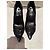 Dior Pumps Schwarz Leder Spitz zulaufend - Ansicht 2