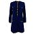 Chanel Neues Icon La Pausa CC Knöpfe Kleid Marineblau