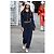 Chanel Neues Icon La Pausa CC Knöpfe Kleid Marineblau - Ansicht 3