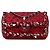 Chanel Rosso Medio Tweed Charm Trecce Doppio Flap