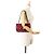 Chanel Rosso Medio Tweed Charm Trecce Doppio Flap - vista 12