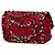 Chanel Rosso Medio Tweed Charm Trecce Doppio Flap - vista 2