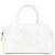 Borsa da bowling Chanel White CC in caviar trapuntato Bianco