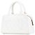 Borsa da bowling Chanel White CC in caviar trapuntato Bianco - vista 2
