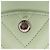Chanel Verde Piccolo Classico Chevron in Pelle di Agnello Doppio Verde chiaro - vista 8