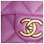 Chanel Mini Borsa in Pelle di Agnello Trapuntata Viola Funky Town Porpora - vista 5