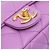 Chanel Mini Borsa in Pelle di Agnello Trapuntata Viola Funky Town Porpora - vista 7