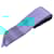 Hermès Blue Printed Silk Twilly Scarf Cloth  ref.2060453
