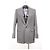 Céline Blazer de un solo botón Celine en lana gris - vista 6