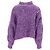 Isabel Marant Jarren Rollkragenpullover aus lila Mohair - Ansicht 8