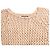 Abito maxi all'uncinetto Balmain in cotone marrone - vista 5