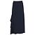 Gonna maxi a balze Max Mara in lana blu navy