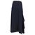 Gonna maxi a balze Max Mara in lana blu navy - vista 7