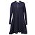 Abito midi svasato con zip Dior in poliestere blu navy