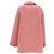 Abrigo peacoat de un solo botón con bolsillos en lana rosa de Acne Studios Castaño - vista 3