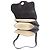 Jacquemus Le Sac Minho Mini Borsa in Nubuck in Pelle Scamosciata Nera Nero - vista 3
