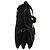 Jacquemus Le Sac Minho Mini Borsa in Nubuck in Pelle Scamosciata Nera Nero - vista 7