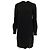 Stella Mc Cartney Abito a maniche lunghe con dettaglio zip Stella McCartney in rayon nero