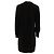 Stella Mc Cartney Abito a maniche lunghe con dettaglio zip Stella McCartney in rayon nero - vista 3