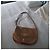 Bolsa de ombro Gucci Charlotte em couro dourado - vista 16