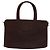 Bulgari Borsa a mano BVLGARI in suede 2 in 1 marrone argento autentica bs22466 - vista 2