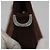 Bulgari Borsa a mano BVLGARI in suede 2 in 1 marrone argento autentica bs22466 - vista 9