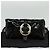 Bulgari Borsa a spalla BVLGARI Chandra Smalto Nero Auth bs22120 - vista 12
