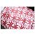 Autre Marque Vestido midi de seda satinada impressa com um ombro Saloni Rosa Vermelho - vista 5