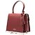 Valentino Garavani Borsa a spalla in pelle rossa con borchie Rosso - vista 3