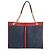 Gucci Maxi Rajah Tote Azul y Rojo - vista 3