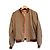 Giacca marrone Manoush T.36 in seta e viscosa con strass