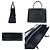 Hermès Bolso Hermes Drag 27 en cuero de ternera negro - vista 2