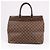 Borsa Louis Vuitton Damier Ebene Greenwich PM in marrone N41165 Verde - vista 4